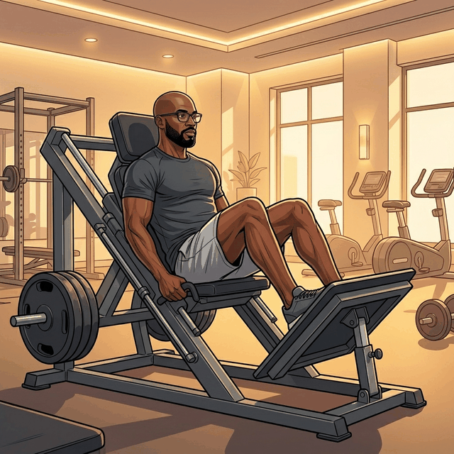 3D Leg Press Form Demonstration